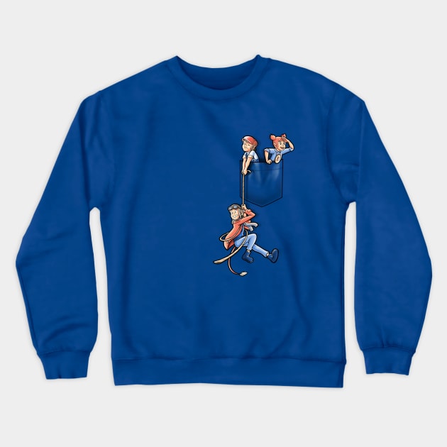 In the pocket Crewneck Sweatshirt by Cromanart